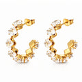 Belleza Extra Bling earrings - 18k gold plated