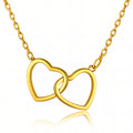 Love Story entwined hearts necklace - 18k gold plated