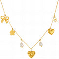 Love Story Charm necklace - 18k gold plated