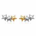 Star earrings- 18k gold plated & Stainless steel